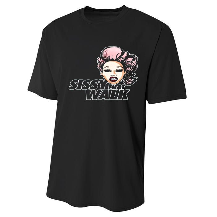 Sissy That Walk Drag Queen LGBT LGBTQ Pride Month Pride Ally Performance Sprint T-Shirt