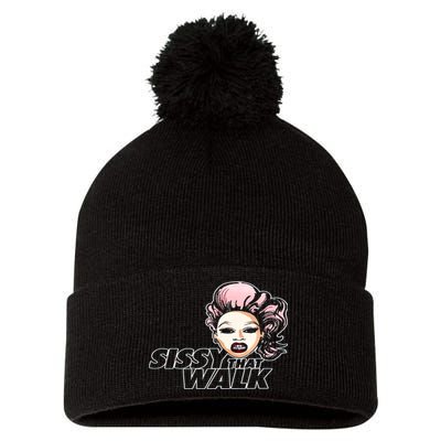Sissy That Walk Drag Queen LGBT LGBTQ Pride Month Pride Ally Pom Pom 12in Knit Beanie