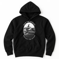 Save The Whales: Protect The Ocean Orca Killer Whales Hoodie