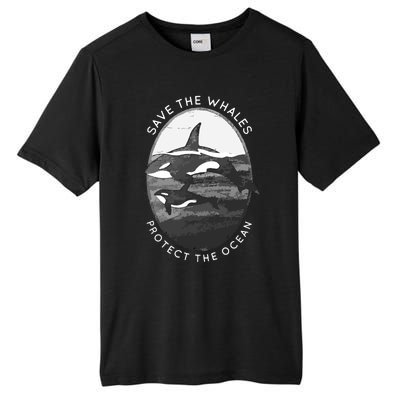 Save The Whales: Protect The Ocean Orca Killer Whales Tall Fusion ChromaSoft Performance T-Shirt