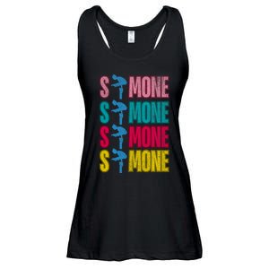 Simone T World Champion Retro Ladies Essential Flowy Tank