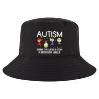 Seeing The World From A Different Angle Autism Awareness Day Gift Cool Comfort Performance Bucket Hat