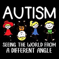 Seeing The World From A Different Angle Autism Awareness Day Gift Impact Tech Backpack