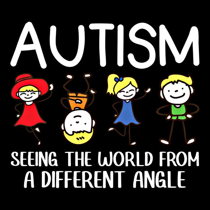 Seeing The World From A Different Angle Autism Awareness Day Gift Impact Tech Backpack