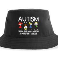 Seeing The World From A Different Angle Autism Awareness Day Gift Sustainable Bucket Hat