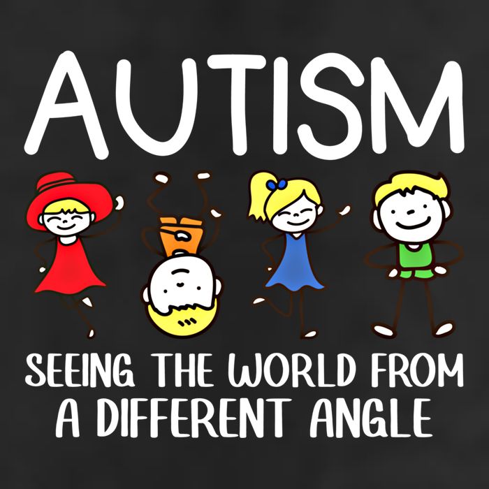 Seeing The World From A Different Angle Autism Awareness Day Gift 25L Jumbo Tote
