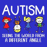 Seeing The World From A Different Angle Autism Awareness Day Gift Short Acrylic Beanie