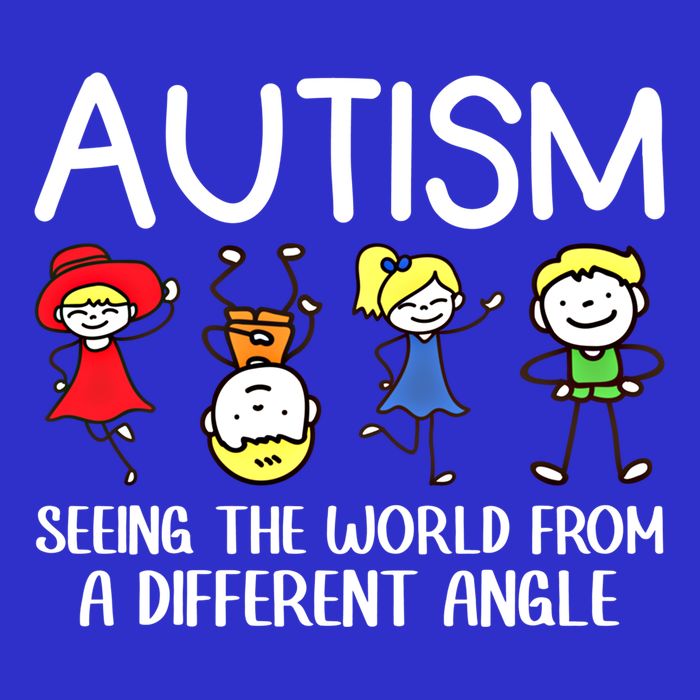Seeing The World From A Different Angle Autism Awareness Day Gift Short Acrylic Beanie