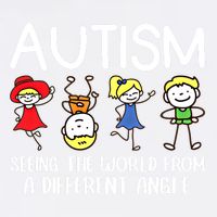 Seeing The World From A Different Angle Autism Awareness Day Gift Garment-Dyed Sweatshirt