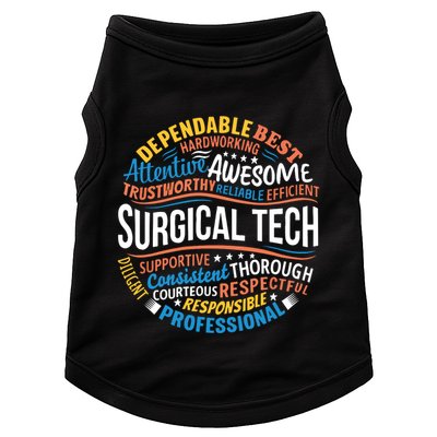 Surgical Tech Week Funny Surgical Technologist Gifts Doggie Tank