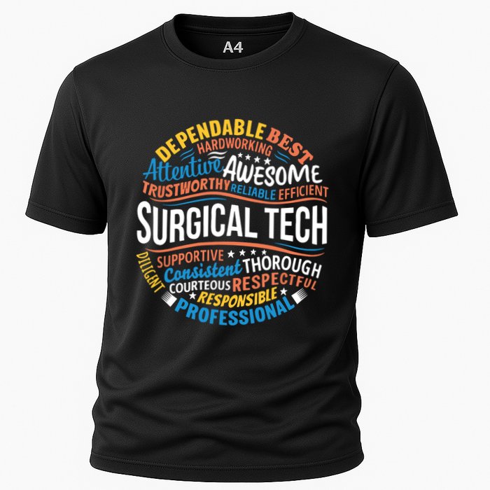 Surgical Tech Week Funny Surgical Technologist Gifts Cooling Performance Crew T-Shirt