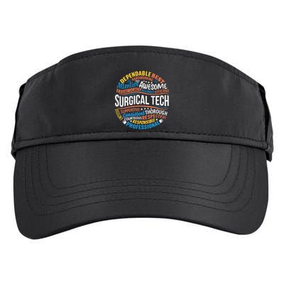 Surgical Tech Week Funny Surgical Technologist Gifts Adult Drive Performance Visor