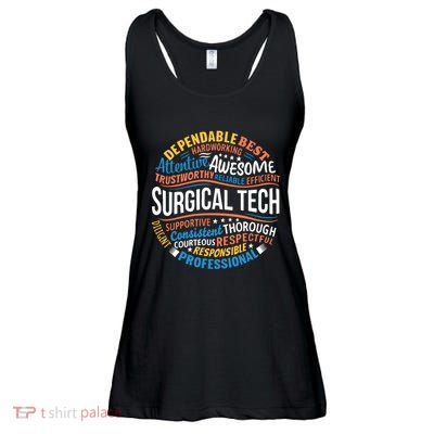 Surgical Tech Week Funny Surgical Technologist Gifts Ladies Essential Flowy Tank