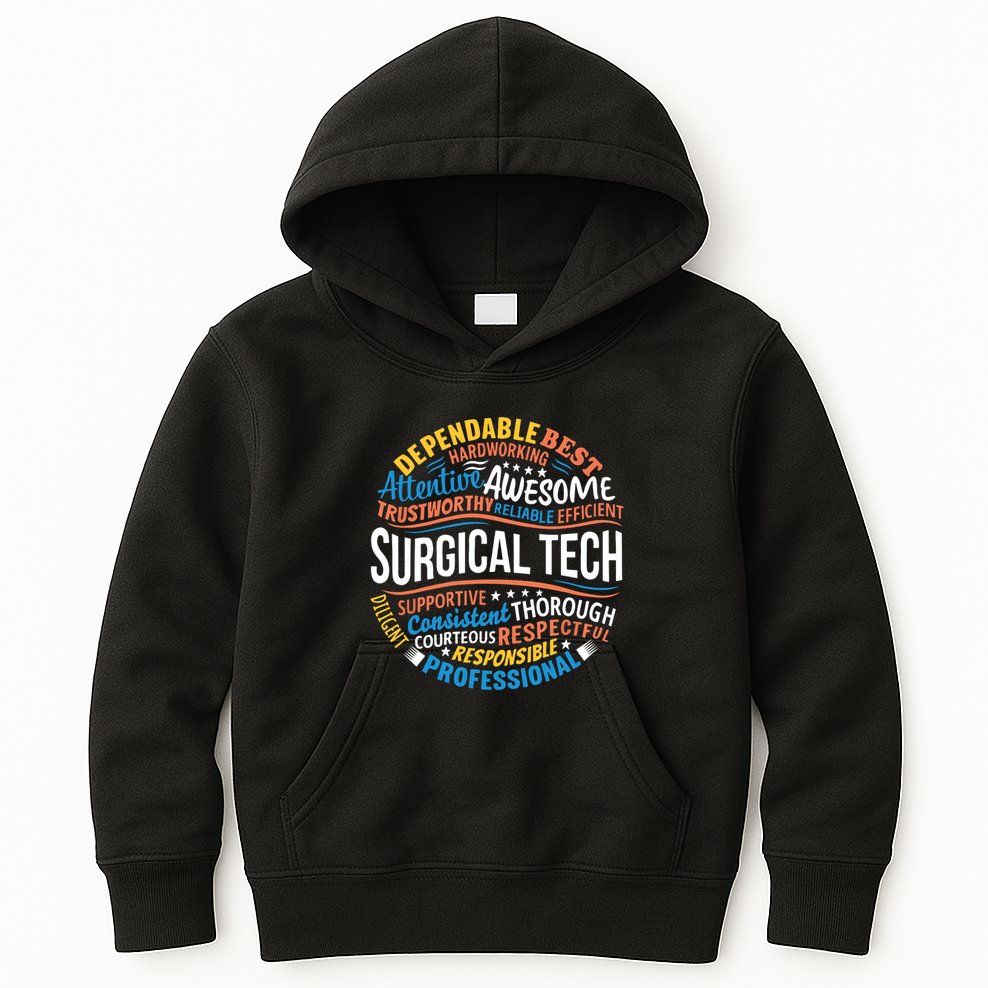 Surgical Tech Week Funny Surgical Technologist Gifts Kids Hoodie