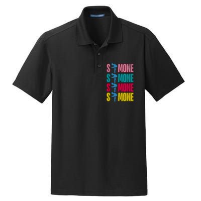 Simone T World Champion Retro Dry Zone Grid Polo