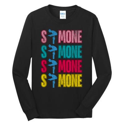 Simone T World Champion Retro Tall Long Sleeve T-Shirt