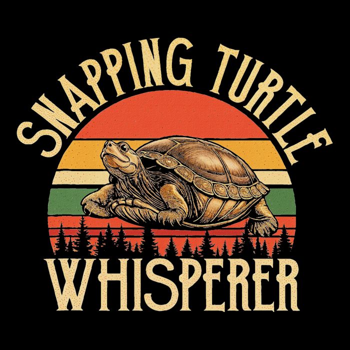 Snapping Turtle Whisperer Turtle Lover Reptile Nature Button