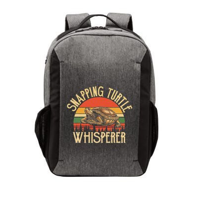 Snapping Turtle Whisperer Turtle Lover Reptile Nature Vector Backpack
