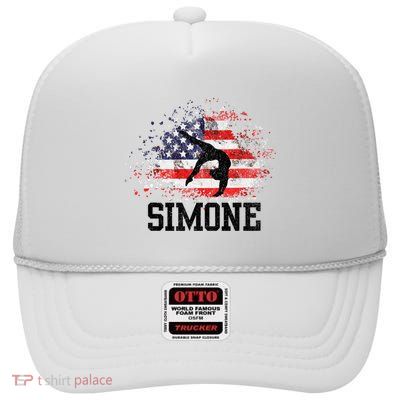Simone T World Champion Retro High Crown Mesh Back Trucker Hat