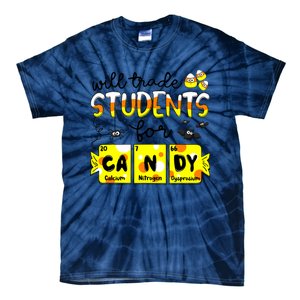 Science Teacher Will Trade Students For Candy Halloween Tie-Dye T-Shirt