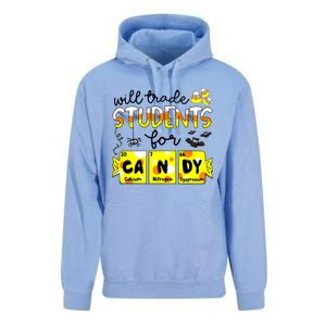 Science Teacher Will Trade Students For Candy Halloween Unisex Surf Hoodie