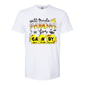 Science Teacher Will Trade Students For Candy Halloween Softstyle CVC T-Shirt