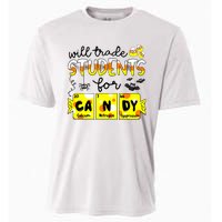 Science Teacher Will Trade Students For Candy Halloween Cooling Performance Crew T-Shirt