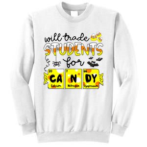 Science Teacher Will Trade Students For Candy Halloween Sweatshirt