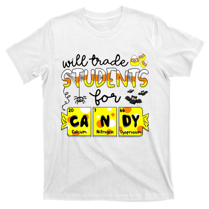 Science Teacher Will Trade Students For Candy Halloween T-Shirt