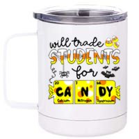 Science Teacher Will Trade Students For Candy Halloween 12 oz Stainless Steel Tumbler Cup