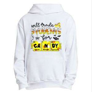 Science Teacher Will Trade Students For Candy Halloween Urban Pullover Hoodie