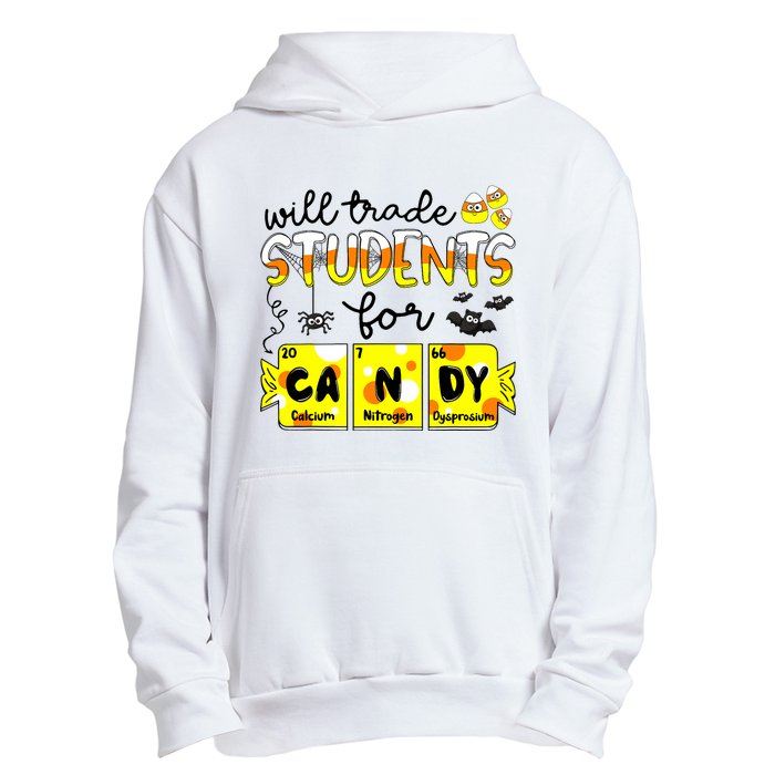 Science Teacher Will Trade Students For Candy Halloween Urban Pullover Hoodie