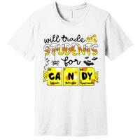 Science Teacher Will Trade Students For Candy Halloween Premium T-Shirt