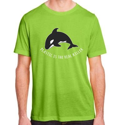 Save The Whale Awareness Design Plastic Is The Real Killer Gift Adult ChromaSoft Performance T-Shirt