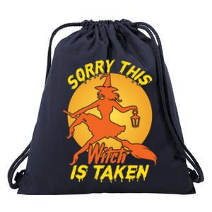 Sorry Thid Witch Is Taken Funny Halloween Costume Great Gift Drawstring Bag