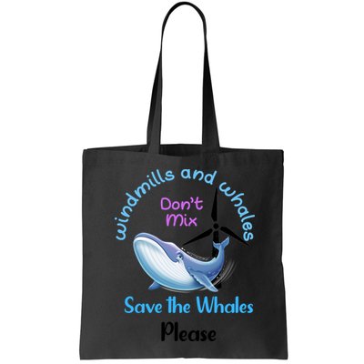 Save The Whales From Windmills In The Sea And Ocean Design Gift Bag