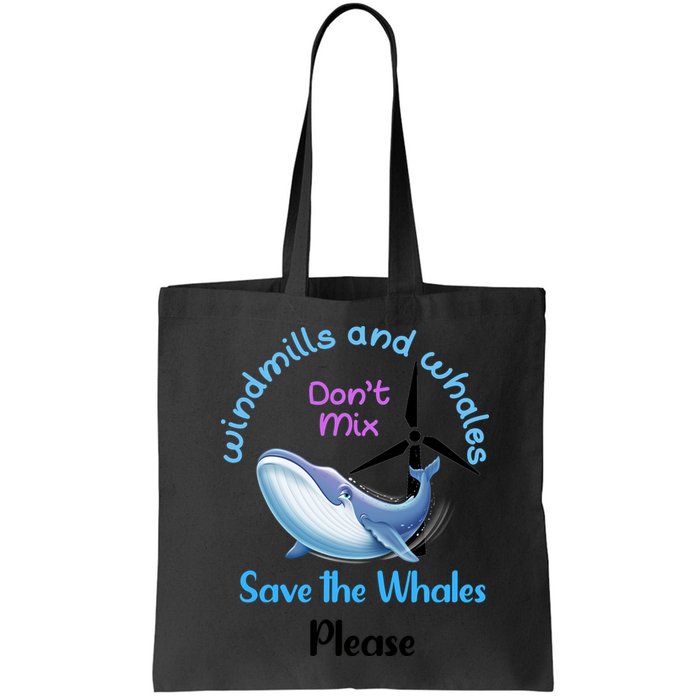 Save The Whales From Windmills In The Sea And Ocean Design Gift Bag