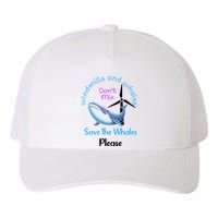 Save The Whales From Windmills In The Sea And Ocean Design Gift Yupoong Adult 5-Panel Trucker Hat