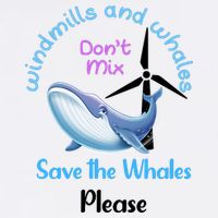 Save The Whales From Windmills In The Sea And Ocean Design Gift Wool Snapback Cap