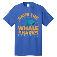 Save The Whale Sharks International Whale Shark Day Gift Tall T-Shirt