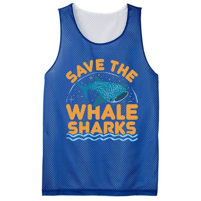 Save The Whale Sharks International Whale Shark Day Gift Mesh Reversible Basketball Jersey Tank