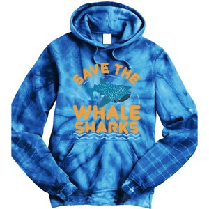 Save The Whale Sharks International Whale Shark Day Gift Tie Dye Hoodie