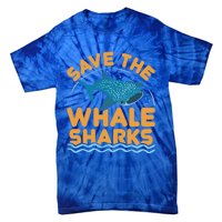 Save The Whale Sharks International Whale Shark Day Gift Tie-Dye T-Shirt