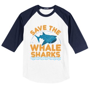 Save The Whale Sharks International Whale Shark Day Gift Baseball Sleeve Shirt