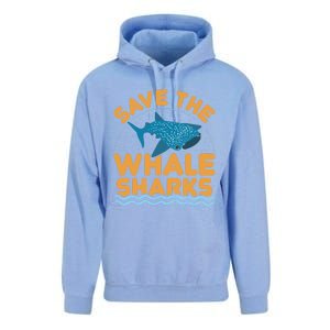 Save The Whale Sharks International Whale Shark Day Gift Unisex Surf Hoodie