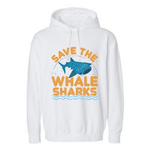 Save The Whale Sharks International Whale Shark Day Gift Garment-Dyed Fleece Hoodie