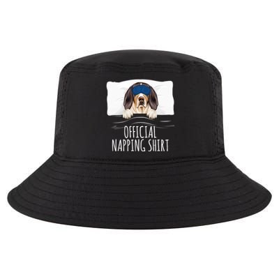 Sleeping Treeing Walker Coonhound Dog Napping Gift Cool Comfort Performance Bucket Hat