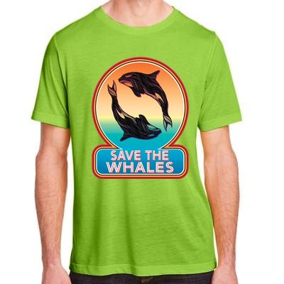 Save The Whale Gift Orca Killer Retro Whale Funny Gift Cool Gift Adult ChromaSoft Performance T-Shirt