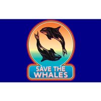 Save The Whale Gift Orca Killer Retro Whale Funny Gift Cool Gift Bumper Sticker