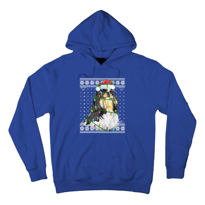 Shih Tzu Xmas Ugly Sweater Lighting Shih Tzu Dog Christmas Meaningful Gift Hoodie